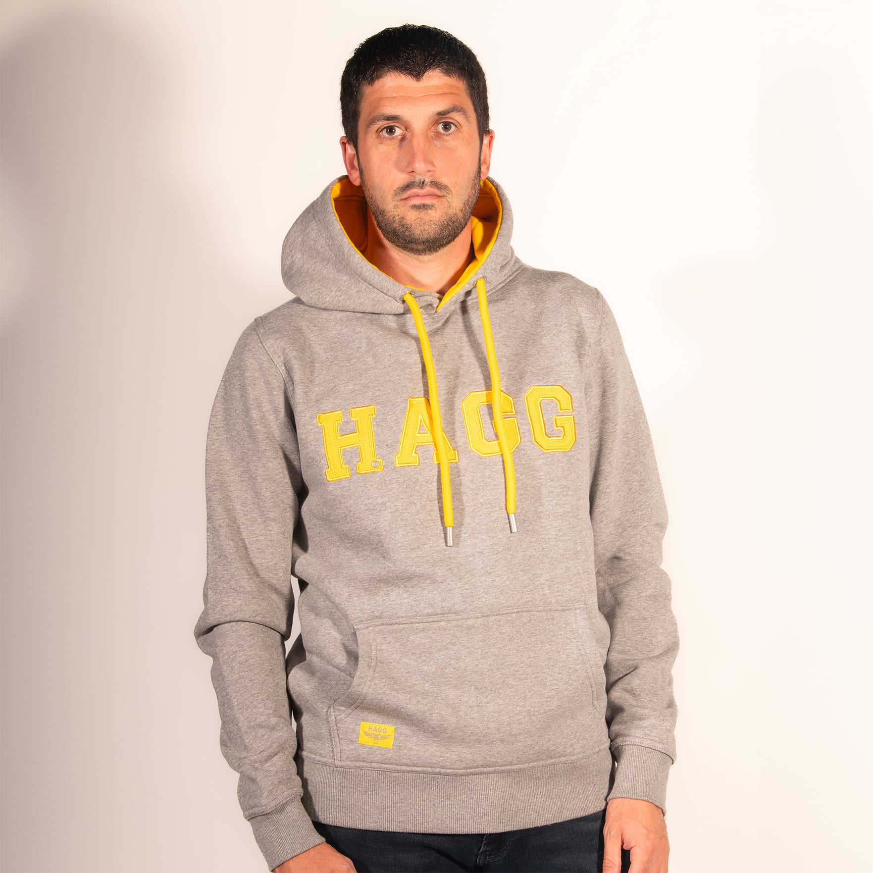 Hoodie Homme Gris HAGG